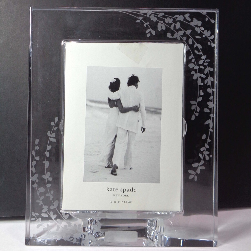 Kate Spade Full Lead Crystal Frame ~ Gardner Street ~ 5x7